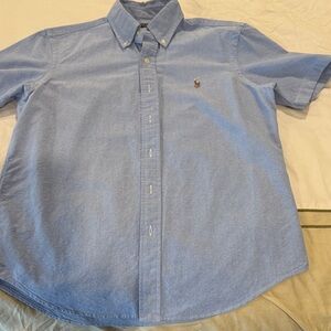 Ralph Lauren polo short sleeve button down shirt